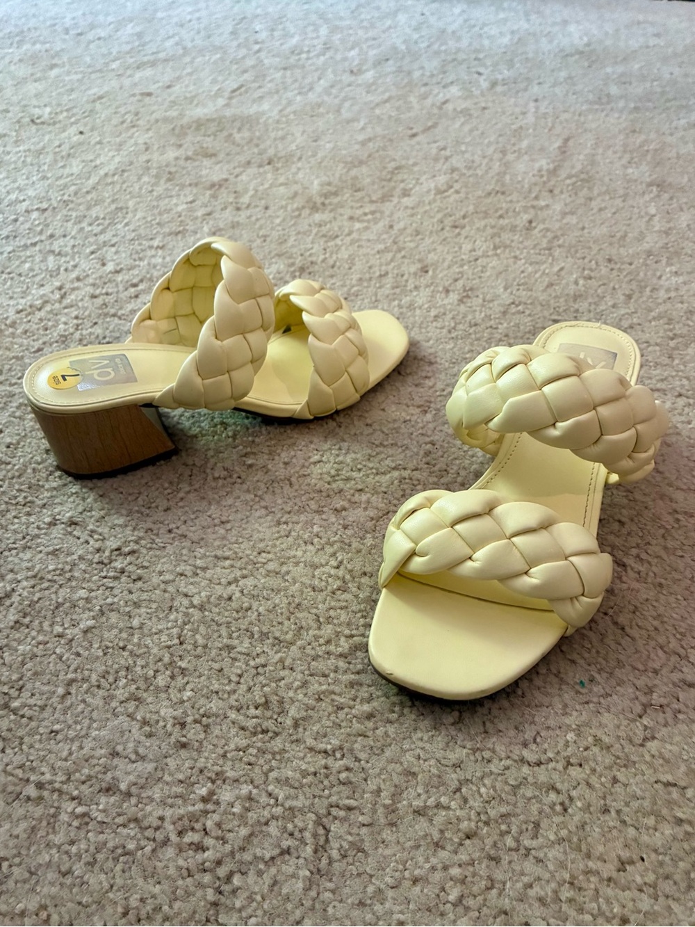 DV by Dolce Vita Stacey Braided Block Heel Sandals